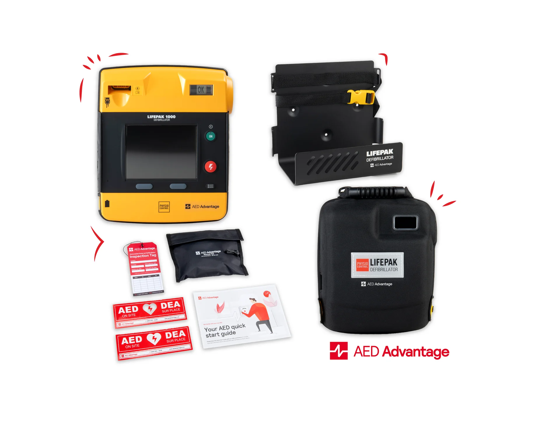 LIFEPAK 1000 Hang it Up Bundle