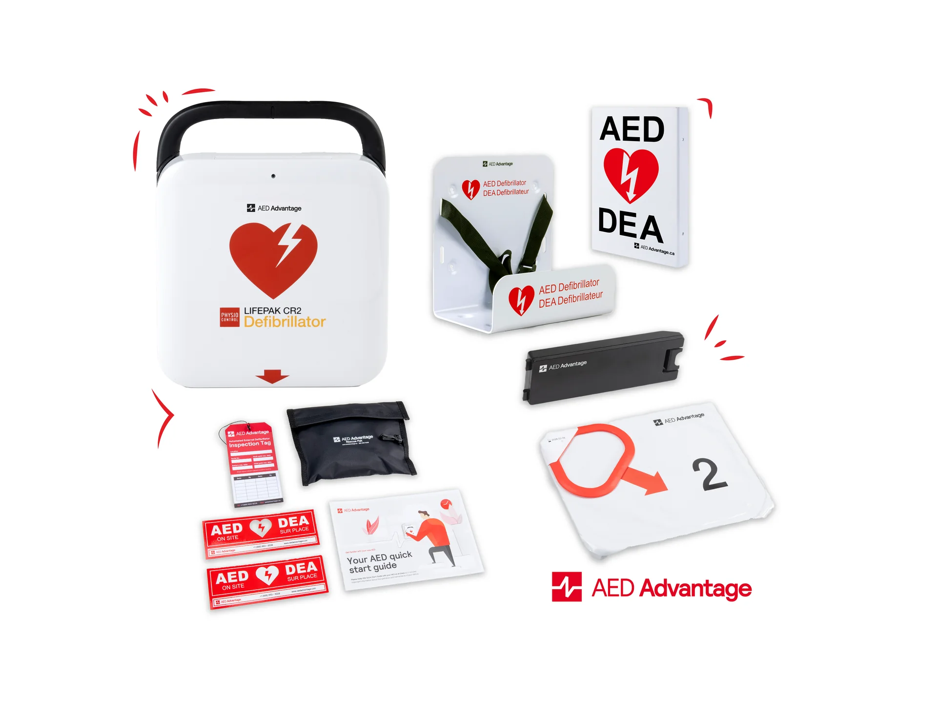 LIFEPAK CR2 Hang it Up Bundle
