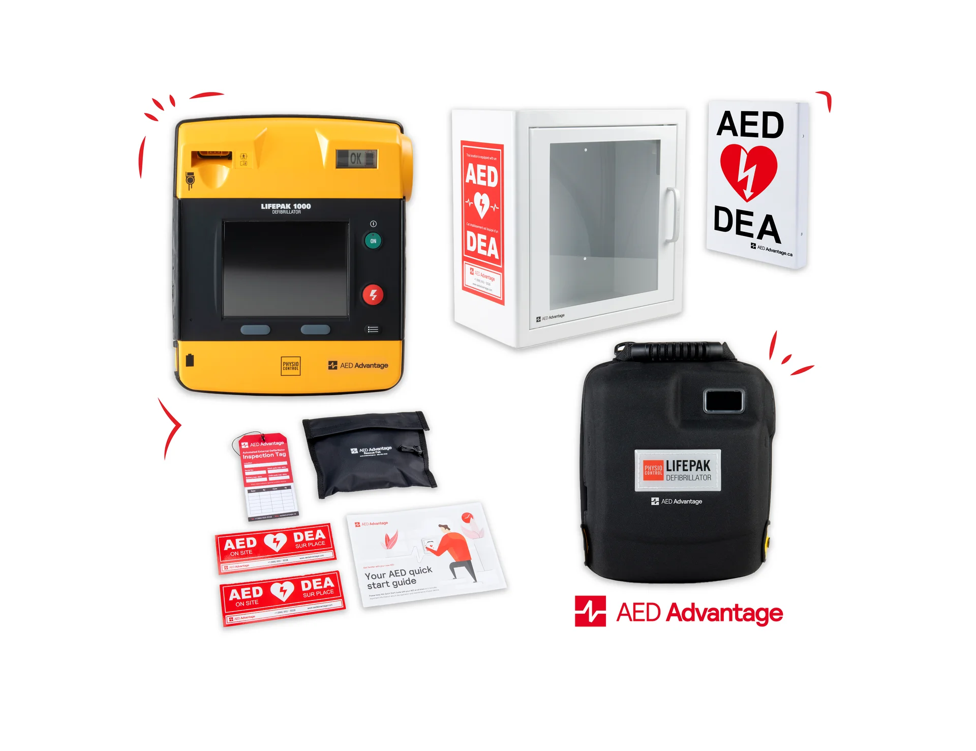 LIFEPAK 1000 Safe and Sound Bundle