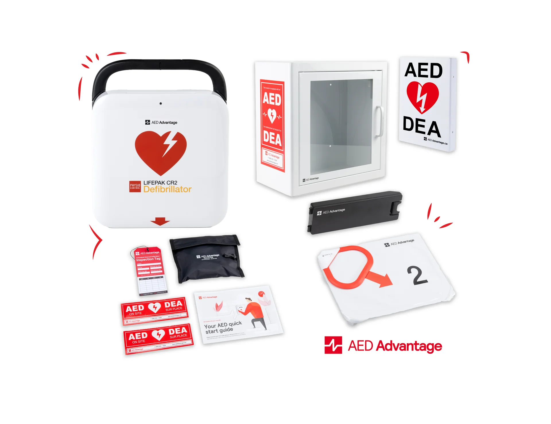 LIFEPAK CR2 Safe and Sound Bundle